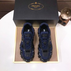 プラダ靴PRADA 2024新作 エアクッション衝撃吸収厚底カジュアルシューズ