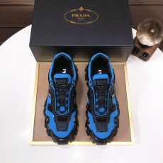 プラダ靴PRADA 2024新作 エアクッション衝撃吸収厚底カジュアルシューズ
