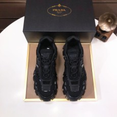 プラダ靴PRADA 2024新作 エアクッション衝撃吸収厚底カジュアルシューズ