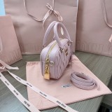 ミュウミュウバッグ Miu Miu 2024新作 高品質 ボウリングハンドバッグ 5BB123