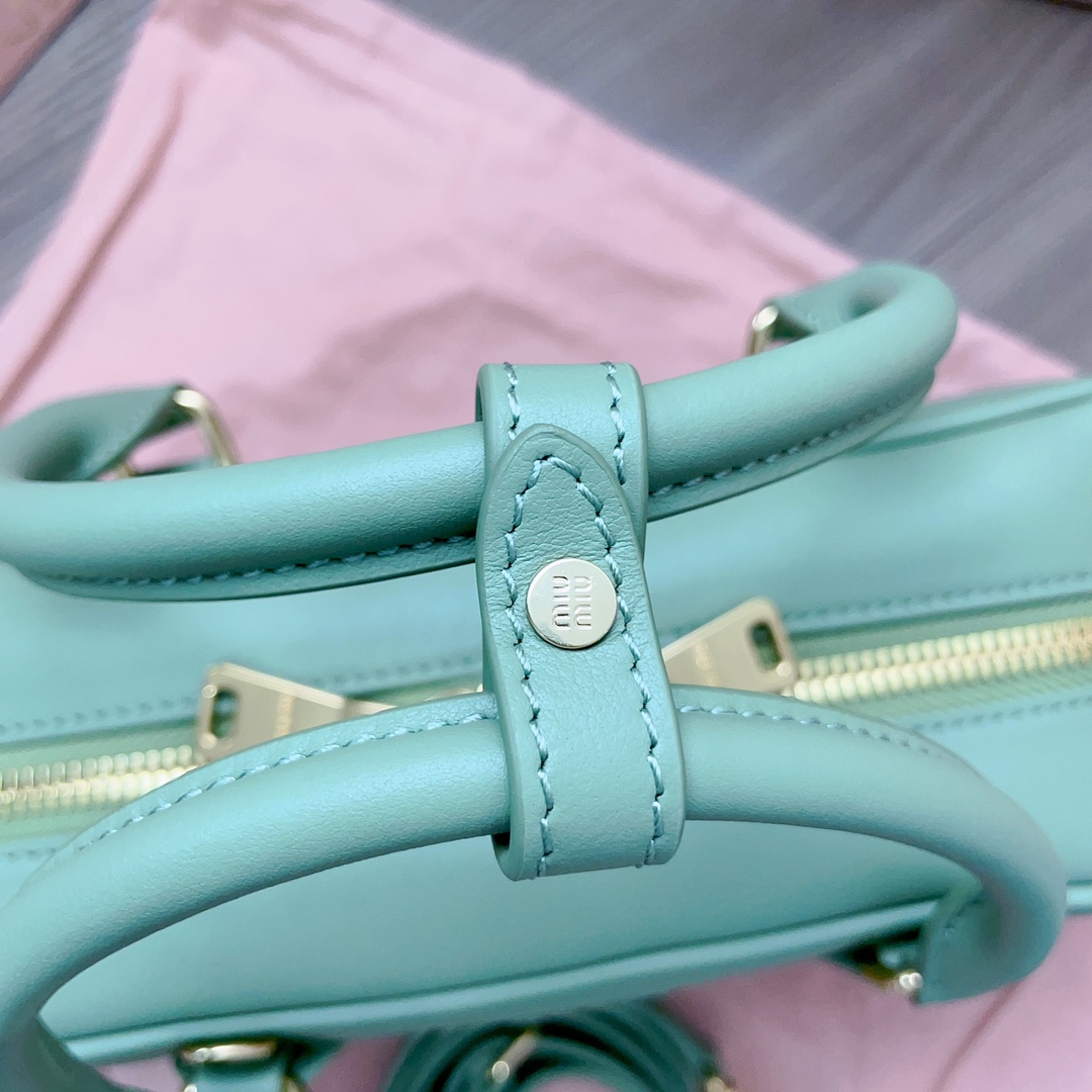 ミュウミュウバッグ Miu Miu 2024新作 高品質 ボウリングバッグ 5BB148