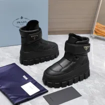 プラダ靴 PRADA  2024新作 スノーブーツ