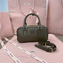 ミュウミュウバッグ Miu Miu 2024新作 高品質 ボウリングバッグ 5BB142