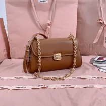 ミュウミュウバッグ Miu Miu 2024新作 高品質 バゲットバッグ 5BD266