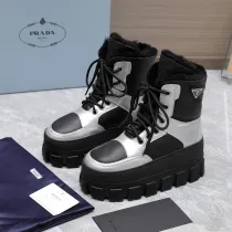 プラダ靴 PRADA  2024新作 スノーブーツ