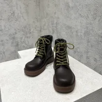 ボッテガヴェネタ靴 BOTTEGA VENETA  2024新作 カップルスタイルアンクルブーツ