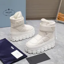 プラダ靴 PRADA  2024新作 スノーブーツ