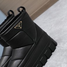 プラダ靴 PRADA  2024新作 スノーブーツ