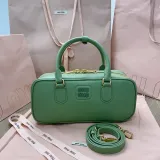 ミュウミュウバッグ Miu Miu 2024新作 高品質 ボウリングバッグ 5BB148