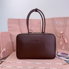 ミュウミュウバッグ Miu Miu 2024新作 高品質 ボウリングバッグ 5BB117