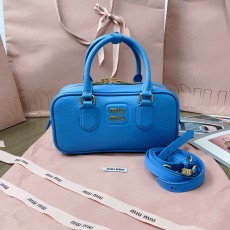 ミュウミュウバッグ Miu Miu 2024新作 高品質 ボウリングバッグ 5BB142