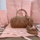 ミュウミュウバッグ Miu Miu 2024新作 高品質 ボウリングバッグ 5BB148