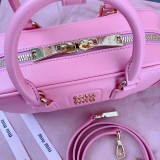 ミュウミュウバッグ Miu Miu 2024新作 高品質 ボウリングバッグ 5BB142