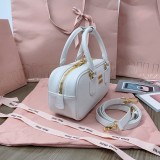 ミュウミュウバッグ Miu Miu 2024新作 高品質 ボウリングバッグ 5BB142