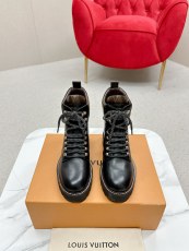 ルイヴィトン靴 LOUIS VUITTON  2024新作 レースアップブーツ