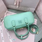 ミュウミュウバッグ Miu Miu 2024新作 高品質 ボウリングバッグ 5BB148
