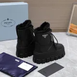 プラダ靴 PRADA  2024新作 スノーブーツ