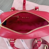 ミュウミュウバッグ Miu Miu 2024新作 高品質 ボウリングバッグ 5BB142