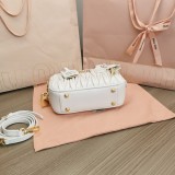 ミュウミュウバッグ Miu Miu 2024新作 高品質 ボウリングハンドバッグ 5BB123