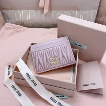 ミュウミュウバッグ Miu Miu 2024新作 高品質 カードホルダー 5MC076