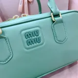 ミュウミュウバッグ Miu Miu 2024新作 高品質 ボウリングバッグ 5BB148