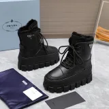プラダ靴 PRADA  2024新作 スノーブーツ