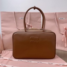 ミュウミュウバッグ Miu Miu 2024新作 高品質 ボウリングバッグ 5BB117