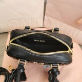 ミュウミュウバッグ Miu Miu 2024新作 高品質 ボウリングハンドバッグ 5BB123