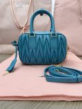 ミュウミュウバッグ Miu Miu 2024新作 高品質 ボウリングハンドバッグ 5BB123