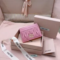 ミュウミュウバッグ Miu Miu 2024新作 高品質 カードホルダー 5MC076