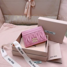 ミュウミュウバッグ Miu Miu 2024新作 高品質 カードホルダー 5MC076