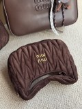 ミュウミュウバッグ Miu Miu 2024新作 ボウリングバッグ