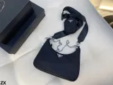プラダバッグ PRADA 2024新作 ホーボーバッグ