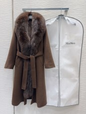 マックスマーラ服 Max Mara 2024新作 リバーシブルカシミヤコート