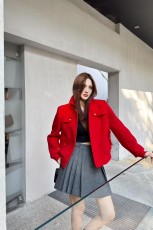 セリーヌ服 CELINE 2024新作 プリーツスカート