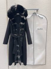 マックスマーラ服 Max Mara 2024新作 リバーシブルカシミヤコート