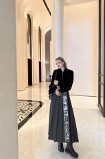 ディオール服 DIOR 2024新作 プリーツスカート