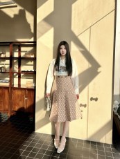 ヴァレンティノ服 VALENTINO 2024新作 プリーツスカート