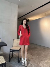 ルイヴィトン服 LOUIS VUITTON 2024新作 フード付きプルオーバースウェットシャツドレス