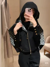 ルイヴィトン服 LOUIS VUITTON 2024新作 フード付きベストジャケット