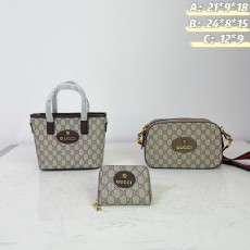 グッチバッグ GUCCI 2024新作 レディースバッグ3点セット