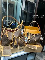 ルイヴィトンバッグ LOUIS VUITTON 2024新作 キャリーオールショルダーバッグ