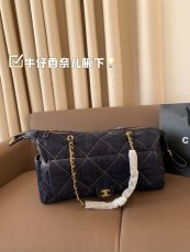 シャネルバッグ CHANEL 2024新作 デニム脇バッグ