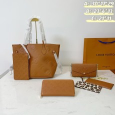 ルイヴィトンバッグ LOUIS VUITTON 2024新作 レディースバッグ3点セット