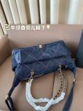 シャネルバッグ CHANEL 2024新作 デニム脇バッグ
