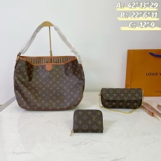 ルイヴィトンバッグ LOUIS VUITTON 2024新作 レディースバッグ3点セット