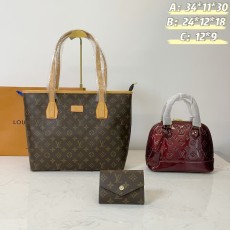 ルイヴィトンバッグ LOUIS VUITTON 2024新作 レディースバッグ3点セット