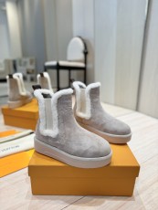 ルイヴィトン靴 LOUIS VUITTON 2024新作 スノーブーツ