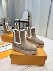 ルイヴィトン靴 LOUIS VUITTON 2024新作 スノーブーツ