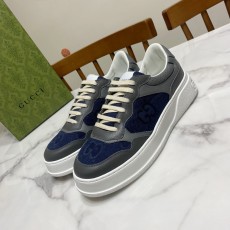 グッチ靴 GUCCI 2024新作 カップルスタイルの厚底白シューズ